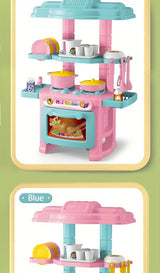 Play House Kitchen Toy Set Simulation Mini Cooking Tableware Play House Toy