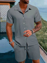 🌴 Set Hawaiano Hombre 2025 | Camisa + Shorts 2pcs ✨