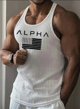 2026 Men's Fitness Vest Summer  Sleeveless Quick-drying Sports Vest Solid Color Slim-fit High Elastic Cool Breathable Tight Top
