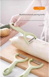 Stainless steel peeler with PP handle, potato and household vegetable and fruit peeler, fruit knife, kitchen utensils