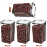 2/4PCS Sealed Jars Sets Stackable Kitchen Grain Srorage Sealed Containers Fridge Fresh Keep Boxes Seasoning Set Multigrain Tank