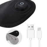 Cordless Hot Compress Massage Eye Mask Electric Vibration Heated Eye Massager Relieve Eye Strain Dark Circles Sleeping Eyeshades