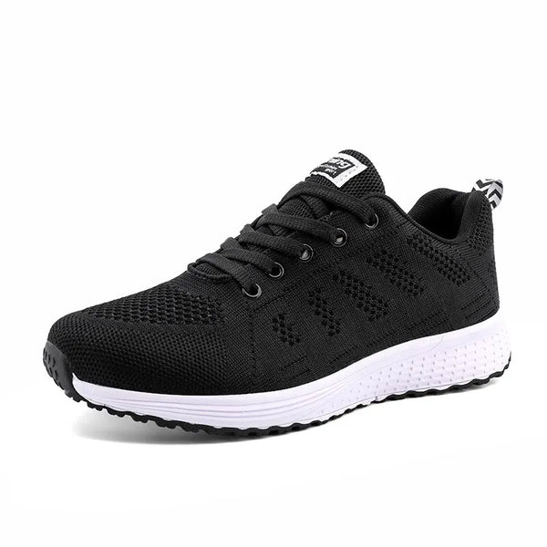 👟 Zapatillas Casuales Mujer – Blancas, Ligeras y Transpirables