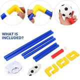 ⚽ Portería de Fútbol Portátil y Ligera | Set Completo con Red, Balón y Bomba para Entrenamiento en Interior, Exterior, Parque y Playa