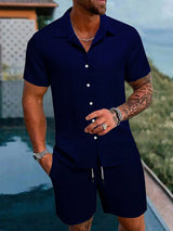 🌴 Set Hawaiano Hombre 2025 | Camisa + Shorts 2pcs ✨